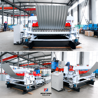 Machine automatique de formage de panneaux de réservoir d'eau démontables avec écran tactile, formage à froid de panneaux de stockage modulaires de précision