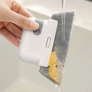 2-in-1 Multifunctional Hand Held Scourer Groove <b>Cleaning</b> <b>Brush</b> Nylon Bristles Eco-Friendly Durable Plastic Handle for <b>Window</b> - Product Image 5