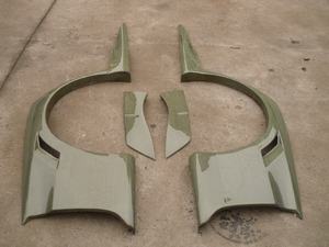 2006-2007 लेंसर विकास के लिए फेंडर विंग पर Yh ब्रांड ब्लैक ग्लास फाइबर रियर, 1 साल की वारंटी के साथ 8 9 साइबर - Product Image 5