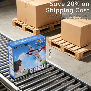 ZHIYANG ZY-908 <span class=keywords><strong>Aereo</strong></span> RC ad Ala Fissa in Schiuma - Giocattolo Volante con Telecomando Wireless, Motore a Cuscinetto a Vuoto, Adatto ai Principianti, Aeroplano Elettrico da Esterno - Product Image 4