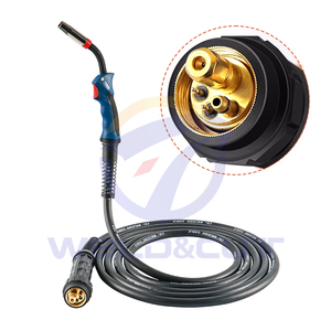 Torcia per <span class=keywords><strong>saldatura</strong></span> MIG raffreddata ad aria a <span class=keywords><strong>gas</strong></span> misti 360A CO2 320A RF36 con cavo in rame da 3m 4m 5m e connettore Euro per pistola <span class=keywords><strong>di</strong></span> <span class=keywords><strong>saldatura</strong></span> OEM - Product Image 2