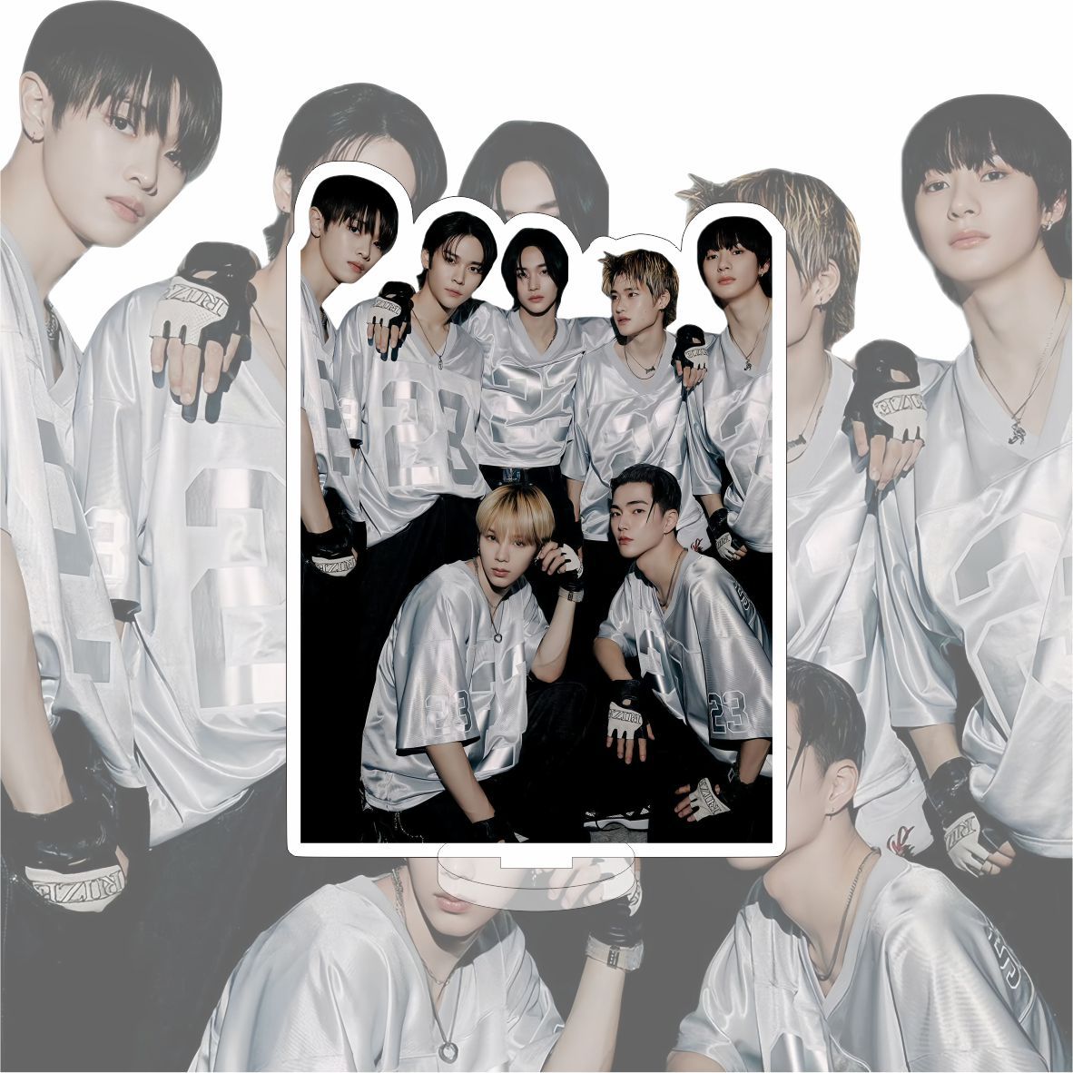 KPOP Idol 15CM Big RIIZE Transparent Plastic Standee