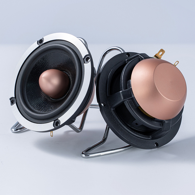 3-inch 3.5-inch Aluminum Frame Car Three-way Mid-range Speaker, Home Audio Speaker, Bass Speaker