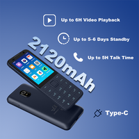 TIQ Mini M5s, double SIM populaire, 4 Go + 64 Go, livraison gratuite, prix de gros, bouton intelligent et écran tactile, téléphone Google Android 13