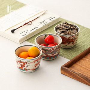 ชุดถ้วยเซรามิก ถ้วยชาพอร์ซเลน ลายมังกร สไตล์จีน สำหรับเป็นของขวัญ - Product Image 4