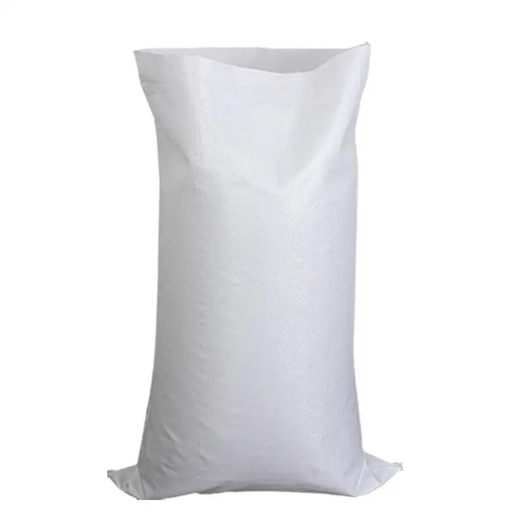 55lb 110lb embalaje de plástico PP tejido rafia harina maíz grano arroz semilla alimentación bolsa de polipropileno