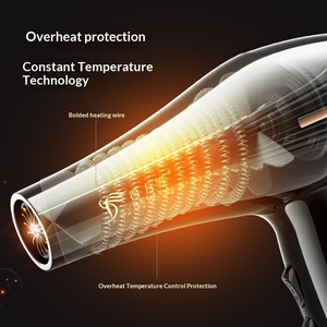 Nuevo Secador de Pelo de Alta Potencia de 1200W con Luz Azul y 3 Velocidades, Aire Frío/Caliente para Uso Doméstico, Peluquerías y Hoteles - Product Image 4