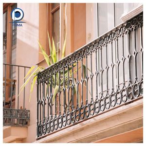 Pièces de rechange personnalisées Prima pour balustrade en <span class=keywords><strong>fer</strong></span> <span class=keywords><strong>forgé</strong></span>, garde-corps pour remplacement de balustrade de villa <span class=keywords><strong>ancienne</strong></span> - Product Image 6