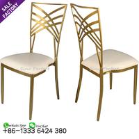 Chine Bon Prix Or Noir Métal Événement Banquet Chivari Chevalerie Chaises Mariage Pour Hôtel