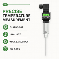 Capteur de température étanche IP65 pour le contrôle de la température des conduites de liquides non corrosifs en usine