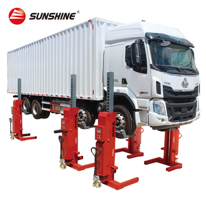 Peralatan Pengangkat Kendaraan Enam Tiang SUNSHINE Commercial Car Lift - Product Image 2