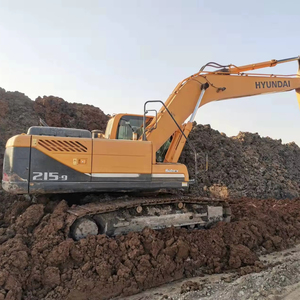 Excavadora de orugas multifunción de Corea Original usada Hyundai 215-9 Motor Yanmar Motor de alta eficiencia en buenas condiciones Venta - Product Image 1