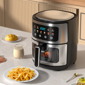 Pantalla táctil de gran capacidad para uso doméstico de alta calidad, inteligente, Simple, 10L, olla para freír profunda sin aceite - Product Image 2
