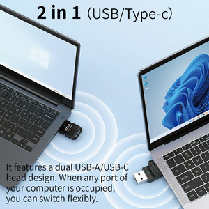 Nuevo Adaptador BT6.0 sin Conductor <span class=keywords><strong>para</strong></span> Laptop/USB-C Tipo-C, Recepción y Transmisión <span class=keywords><strong>de</strong></span> <span class=keywords><strong>Audio</strong></span> EDR+BLE, Compatible con Cámaras Realtek - Product Image 2
