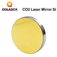 Miroir réfléchissant au laser CO2, lentille réflectrice en silicium plaqué or, diamètre 19 20 25 30 38,1 mm pour graveur et découpeur laser