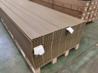 Planche de terrasse composite solide et creuse, étanche, pour revêtement extérieur de cour et balcon, vente en gros