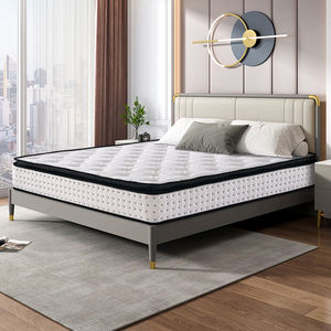 Custom Size Durable Quiet Pocket Spring <b>Mattress</b> Hotel Use High-grade Knitted <b>Fabric</b> Eco-friendly Fluffy Fiber Soft Bed Modern - Product Image 1