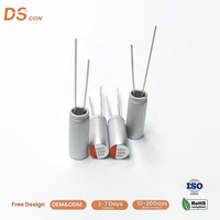 Condensador Electrolítico Sólido Radial de 25V 1000uF 6.3x16mm con Caja Plateada de Fallecimiento Seguro para Placas de Equipos de Red