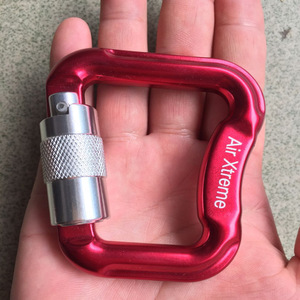 คาราไบเนอร์ ZW Air Xtreme 20KN แบบล็อคสองชั้น อลูมิเนียมอัลลอยด์ สำหรับกิจกรรมกลางแจ้ง ปีนเขา ขึ้นเขา ร่มร่อน ตะขอเกี่ยวเพื่อความปลอดภัย - Product Image 1