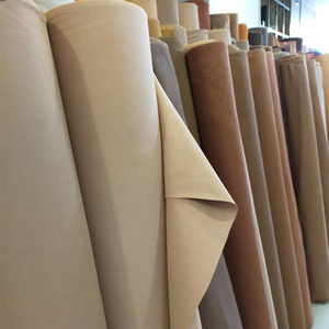 Tissu synthétique artificiel en cuir PU synthétique pour la fabrication de sacs, doublure de chaussures, microfibre douce double face, <span class=keywords><strong>daim</strong></span>, matière première, 0.5mm - Product Image 5