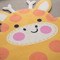 Tapis de yoga pour enfants en suède de qualité supérieure, en caoutchouc naturel, de forme spéciale, antidérapant, écologique, pour l'exercice et la remise en forme des enfants