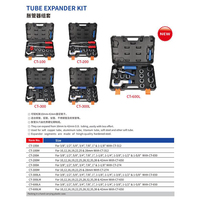 Kit d'outils d'extension de tube à levier durable pour climatiseur Outils de réfrigération essentiels Ensemble complet avec coupe-tube CT-100 CT-200