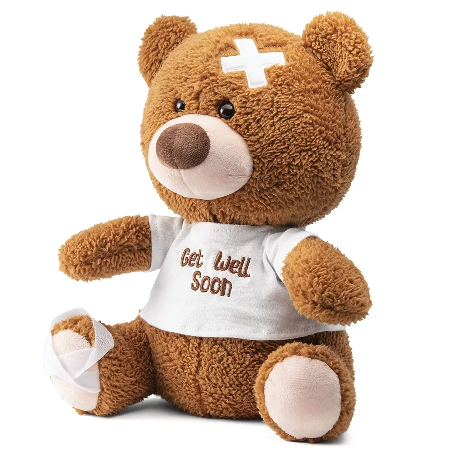 Meilleure vente jouet éducatif ours en peluche ours en peluche blessé jouet personnalisé en peluche à bas quantité minimale de commande grossiste