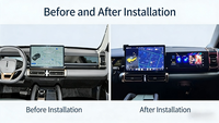 Monitor Hiburan Penumpang 12,3 inci Chery ICAR 03 Android Auto 4G 6+64GB Wireless CarPlay Amplifier Model Kiri/Kanan