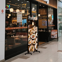 Display LED per Esterni da 80 Pollici, Schermo Esteso con Ruote, P1.53 4K HDR10+, Luminosità 600-800 Nits, Impermeabile IP30