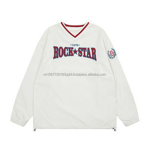 Sudadera Deportiva de Alta Gama, Cuello Redondo, Corte Holgado, Manga Larga, Transpirable, Secado Rápido, Otoño, Tendencia, Marca Personalizada - Product Image 4