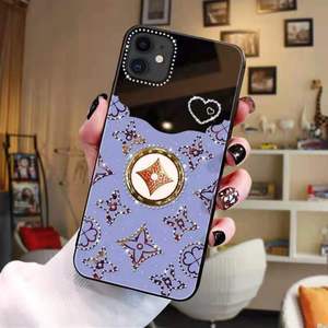 Funda de teléfono móvil de lujo con espejo de diamante para Iphone, 11, 12, 13, con soporte de anillo, gran oferta - Product Image 4
