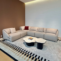 6-teiliges Modulares U-förmiges Ecksofa Wohnzimmermöbel für Hotels, Villen und Heimkinos