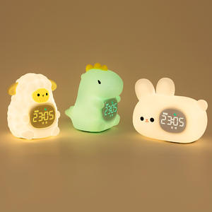 Sveglia per studenti multifunzionali per bambini ha portato la festa degli animali dinosauro con coniglio di <span class=keywords><strong>pecora</strong></span> con comodino elettronico intelligente - Product Image 2