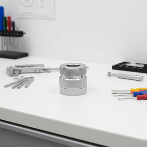 Фитинг LECHEN LC297 4J-04 9J-04 CAP 74 37 JIC, заглушка M 1/2, ниппель 1/2, гладкая поверхность, низкое давление, нержавеющая сталь, шестигранная головка - Product Image 4