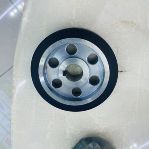 Hiệu suất cao tùy chỉnh <span class=keywords><strong>Polyurethane</strong></span> ổ bánh xe con lăn cao su - Product Image 3