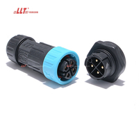Lilutong prise de courant industrielle 4pin M19 mâle femelle rond électrique IP68 connecteur de panneau étanche