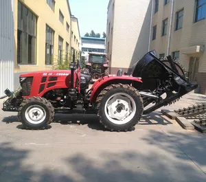 Tanah Berbatu Crawler Gear Mini Traktor Menggali Mid