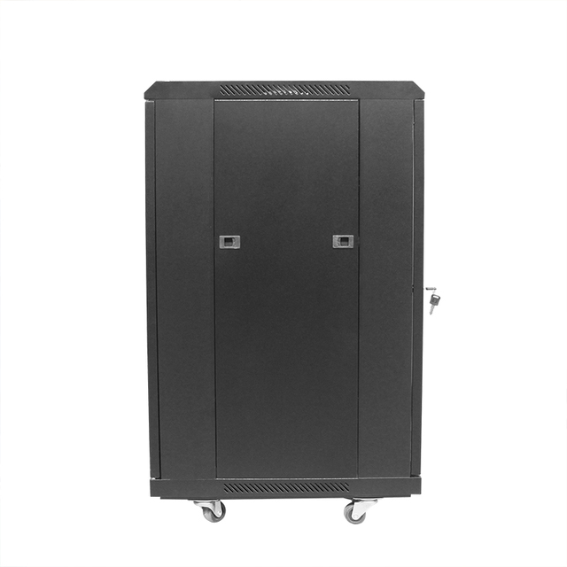 VCOM 19 Inch 22U Network Cabinet Steel Customizable Size Internet Data Server Rack on Wheels IP20