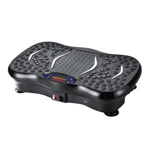 Plataforma Vibratoria 53x32x12cm Negra Plateada Portátil Vertical para Quemar Grasa, Dispositivo de Ejercicio Unisex 110-240V - Product Image 2