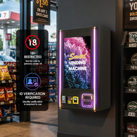 Máquina Expendedora de Cigarrillos con Diseño Compatible con ADA, WiFi, 4G LTE, SDK y Opciones de Pago con Tarjeta, Monedas, Billetes y Código QR para Tiendas de Conveniencia