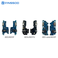 Carte de remplacement du port de charge pour Samsung A03-core/A032F, A03/A035F, A03s-US/A037U – Adaptateur USB et Type C pour réparation de téléphone