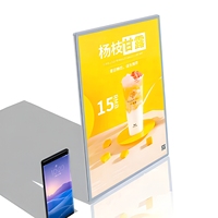 Tablette de dessin ultra-fine publicitaire, cadre lumineux mince, boîte à lumière LED pour affiche, menu, boîte à lumière pour restaurant, bar, centre commercial