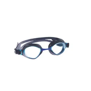 Low profile lens design different sizes custom-fit nose bridge portable adjustable head strap swimming glasses