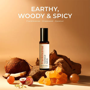 Label pribadi beraroma & Myrrh minyak esensial Roll-On dalam, aroma telinga menenangkan nyeri tubuh untuk kenyamanan Total - Product Image 2