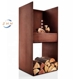 Parrilla de barbacoa de acero resistente a <span class=keywords><strong>la</strong></span> intemperie multifuncional y elegante que puede agregar <span class=keywords><strong>leña</strong></span>, resistencia a <span class=keywords><strong>la</strong></span> corrosión y bajo mantenimiento. - Product Image 1
