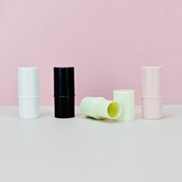 Tube de baume à lèvres mini personnalisé en gros, capacité 6g, vide, en plastique, couleurs rose, noir, blanc, matériau ABS/PP, impression sérigraphique