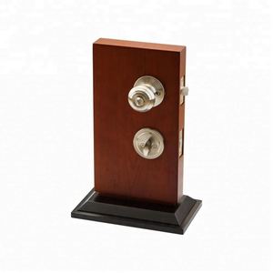 WEKIS Modern Stainless Steel Chrome Plated Doorknob <b>Lock</b> Set with 3 <b>Keys</b> for Bedroom Doors 60mm Backset ANSI Grade 3 - Product Image 4