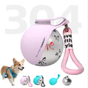 Dispensador de Agua para Mascotas a Prueba de Fugas, Superventas 2026, Botella de Agua para Perros de Acero Inoxidable 304, Apta para Todas las Actividades al Aire Libre - Product Image 6