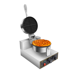 <span class=keywords><strong>Gaufrier</strong></span> Électrique <span class=keywords><strong>Professionnel</strong></span> 1200W en Acier Inoxydable Antiadhésif avec Minuteur et Contrôle de Température pour Gaufres Belges - Product Image 3