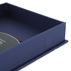 Boîte Cadeau d'emballage magnétique pour <span class=keywords><strong>DVD</strong></span> de boîtier de CD en carton rigide papier personnalisé de haute qualité avec insert en mousse - Product Image 3